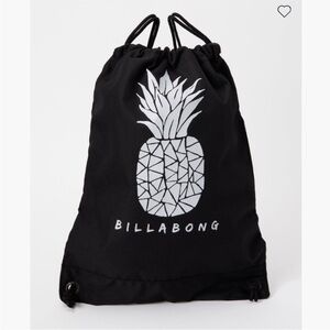 ★ Billabong Black Pineapple Sack Backpack